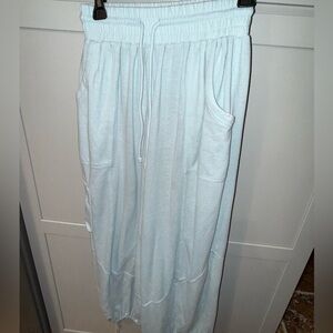 Out From Under |Blue Lounge Pants Drawstring Soft Knit | Size S Urban Outfitters